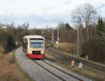 238 nach Blumberg Zollhaus am 28. Oktober 2009 bei Rottweil-Saline.