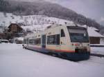 VT 516 der Ortenau-S-Bahn steht im Bahnhof Bad Griesbach