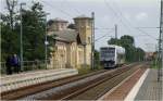 VT014 (MRB,Veolia) in Delitzsch oberer Bahnhof,  09.08.2012