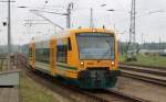 650 087-0 als OE 79460 (Neustrelitz Hbf-Mirow) in Neustrelitz 6.8.12