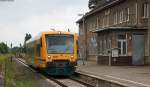 650 087-0 als OE 79460 (Neustrelitz Hbf-Mirow) in Mirow 6.8.12