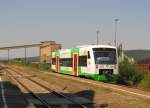 EB VT 305 als EB 37454 von Saalfeld nach Leipzig Hbf, am 15.08.2012 in Knitz (Thr).