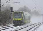 VT 650.710 Agilis bei Trieb am 23.02.2013.