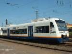 Regioshuttle VT 501 der Sdwestdeutschen Verkehrs-AG (SWEG) am 14.04.2003 in Offenburg Hbf.
