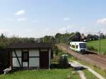 Ein 650er der Vogtlandbahn fuhr am 01.10.13 durch Rttis/V.