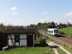 Ein 650er der Vogtlandbahn fuhr am 01.10.13 durch Rttis/V.