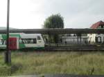 Unterfrankenshuttle der Erfurter Bahn zu Gast in Wernshausen zur Weiterfahrt nach Zella-Mehlis am 13.09.2014.