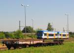 VEN 650 132 + 650 131 am 01.07.2015 abgestellt bei der Erfurter Bahn in Erfurt Ost.