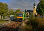 650 657 (VT 22) als WBA 3 am 29.09.2015 in Frauenau. 