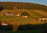 650 660 (VT 25) als WBA 84022 am 30.10.2015 bei Aussenried.