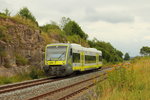 VT650.731 Agilis bei Burgkunstadt am 03.08.2016.