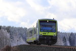 VT650.725 Agilis bei Marktleuthen am 25.02.2016.