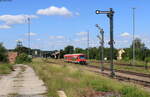 650 110-9 und 650 102-6 als RB 17807 (Sigmaringen - Aulendorf) in Mengen 11.6.22