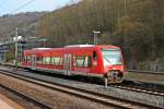 Am 06.03.2014 rangiert 650 309  Unterreichenbach  im Bahnhof von Horb, als sie kurz zuvor als RegionalExpress aus Tübingen ankam.