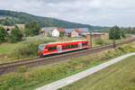 650 323-8 von Bahnland Bayern in Hermannspiegel am 31.08.2022