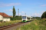 Zwei 650er der Erfurter Bahn zu sehen am 04.07.16 in Caaschwitz.