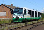 Nur kurz war das Gastspiel der Vogtlandbahn in Oberfranken. Meine Fotos sind von 2007 bis 2010 datiert. Dieses entstand am 24. August 2007 am Haltepunkt Michelau. Der Regiosprinter pendelte zwischen Neuenmarkt-Wirsberg und Lichtenfels.