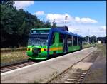 Die L�nderbahn CZ VT39 steht am 19. 6. 2027 in Bahnhof Lu�n� u Rakovn�ka.