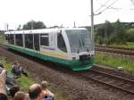 VT31 der Vogtlandtalbahn nimmt an der Lokparade im SEM Chemnitz teil