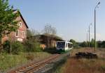 VT 32 der Vogtlandbahn zusehen am 29.04.14 in Auerbach/V.