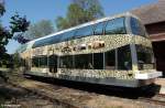 DVE 670 003-2   Frstin Louise   ( ex 670 006 ) Doppelstock-Schienenbus der Dessauer Verkehrs- und Eisenbahngesellschaft auf der DWE ( Dessau-Wrlitzer  Eisenbahn ), KBS 257 Dessau - Wrlitz,