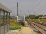 Burgenlandbahn 672 911 am 08.09.2013 abgestellt in Naumburg (Saale) Hbf.