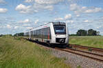 Am 06.06.26 rollten 1648 453 und 1648 440 der DB Start Mitteldeutschland als RE von Bernburg nach Halle(S) durch Edderitz.