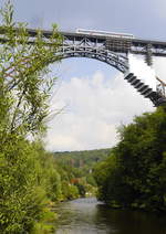 So ganz  endgültig  scheinen die Bauarbeiten an der Müngstener Brücke doch noch nicht abgeschlossen zu sein.