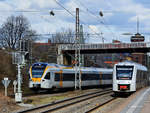 ET 7.02 & VT 12 12 06 waren Mitte März 2021 in Wuppertal-Unterbarmen zu sehen.