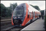 Ausstellung im FZT Minden am 8.9.2001:VT LIREX DB 618001-2 von Alstom 