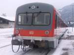 Der 627 104 ist am 17.02.2005 in Oberstdorf angekommen    