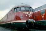 Vt 08 mit dem Flgelrad der DB in Bo-Dahlhausen 1985