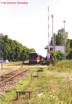 Br.624 in Rheinsberg am 04.09.2004 vor dem Rheinsberger Stellwerk.