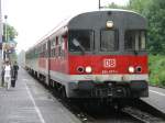 Dlmen oberer Bahnsteig, 31.05.2004,    624-572 bei der Ausfahrt in Dlmen, dies ist Kopf der VT 624-Einheit, die als RB 29070 von Enschede nach Dortmund fhrt.