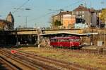 Schienenbus VT98  Revier Sprinter  in Wuppertal, April 2026.