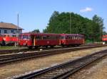 Der VT 798 776 am 21.06.2008 bei einer Rangierfahrt in Mhldorf.