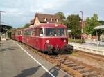 Schienenbus der Pfalzbahn am 20.9.08 in Lauterecken-Grumbach.