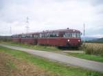 VT98 bei einer Sonderfahrt auf der Vorwohle-Emmerthaler Eisenbahn, am 03.