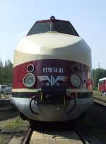 Vorderanscht des Triebkopfes des VT 18.16.03