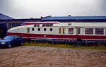 Der Triebkopf 175 016 am 13.11.1990 im ehemaligen Wriezener Bahnhof in Berlin.