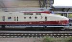 Der Triebkopf des DR VTb 18.16.07 (95 80 0675 014-4 D-SVTG) am 01.10.2026 in Erfurt Hbf. Der SVT G�rlitz war als DZ 93506 von Dresden Hbf nach K�ln Hbf unterwegs.