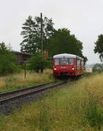 Am einem der trübsten Tage des Sommers ... HBN 171 601-7 auf Sonderfahrt auf der NFE. | Pleetz [WPLE] | Juli 2025