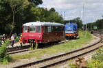 EBS 772 345-4 am 17.08.2024 beim 150. Geburtstag der Pefferminzbahn in Sömmerda.