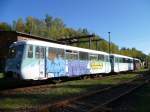 Beim Vogtlndischen Eisenbahnverein Adorf standen am 16.10.11 der 772 106-1, 972 740-5 und 171 810-5.