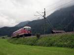 Auerferner Bahntag 2007 - Laut rhrend nimmt VT 12.5 612 588-4  Stuttgarter Rssle  am 01.09.2007 aus Ehrwald kommend die Steigung am Haltepunkt Heiterwang Plansee in Angriff.