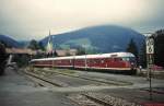 VT 12.5  Stuttgarter Rssle  im Juni 1991 im Bahnhof Schliersee.