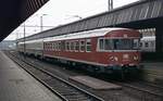 624 641, einer der letzten altroten Triebköpfe dieser Baureihe am 17.4.1979 in Münster Hbf.