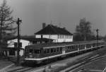 14.04.03  Bahnhof Gorgast an der Strecke Berlin -Kstrin  S/w Film