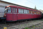 Der 1960 bei MAN gebaute Dieseltriebwagen 796 744-1 stand Mitte September 2019 im Außenbereich des Eisenbahnmuseums in Darmstadt.