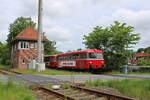 798 309-0 und 789 308-2 der Angelner Dampfeisenbahn sind auf dem Weg von Kappeln nach Süderbrarup.